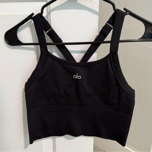 Alo Yoga XS Black Bra